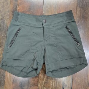 Womens Athleta Olive Shorts Sz. 0